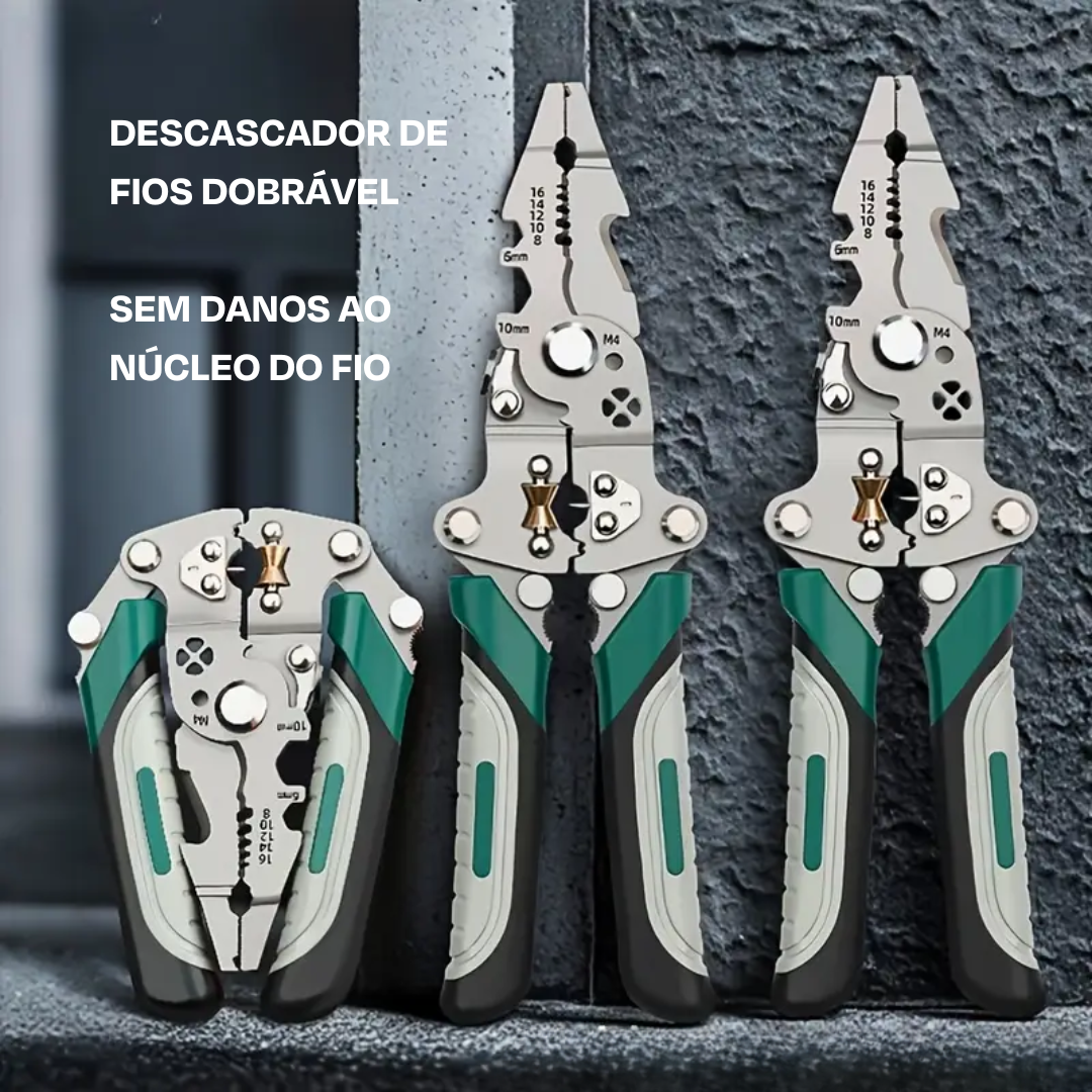 Alicate Desencapador de Fios Multifuncional  - (Compre 1 Leve 2)