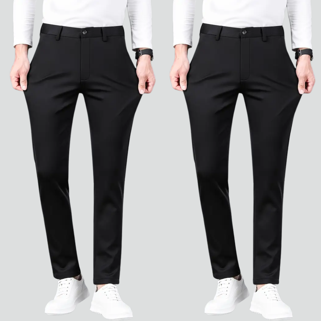 Calça Alfaiataria Malha Natural (Pague 1 Leve 2)