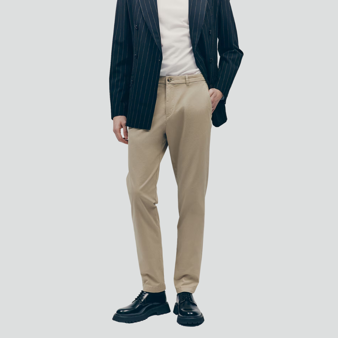 Calça Chino Urbana 120S - (Tecido Premium)