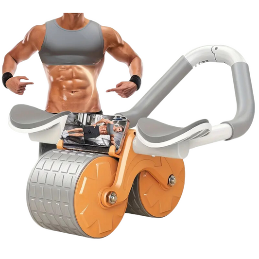 Rolo Muscular para Treino de Abdômen Com Suporte pra Telefone
