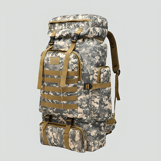 Mochila Militar Impermeável com Larga Capacidade (70L)