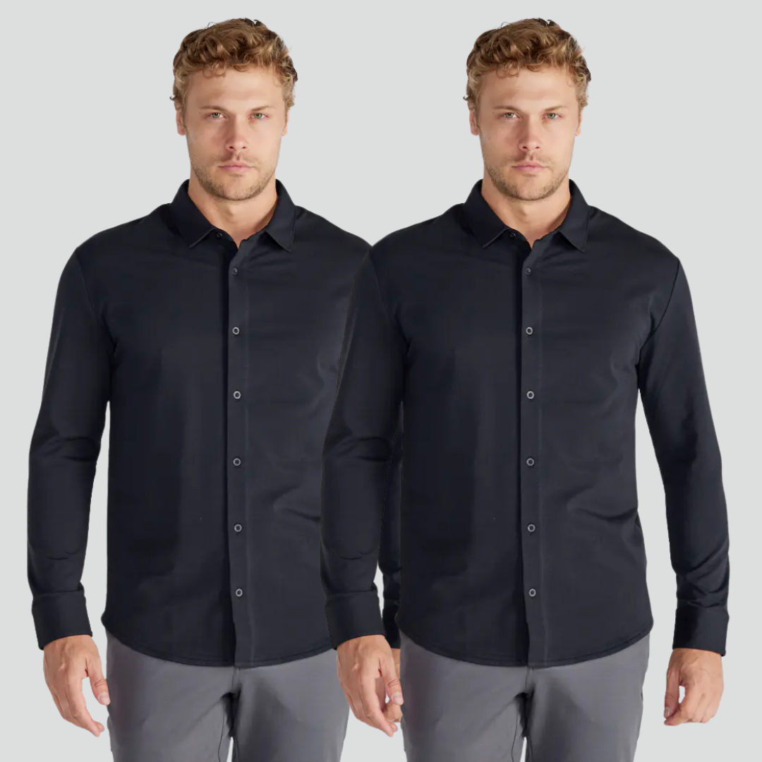 Camisa Social Urban Lux Algodão Premium - (Compre 1 Leve 2)