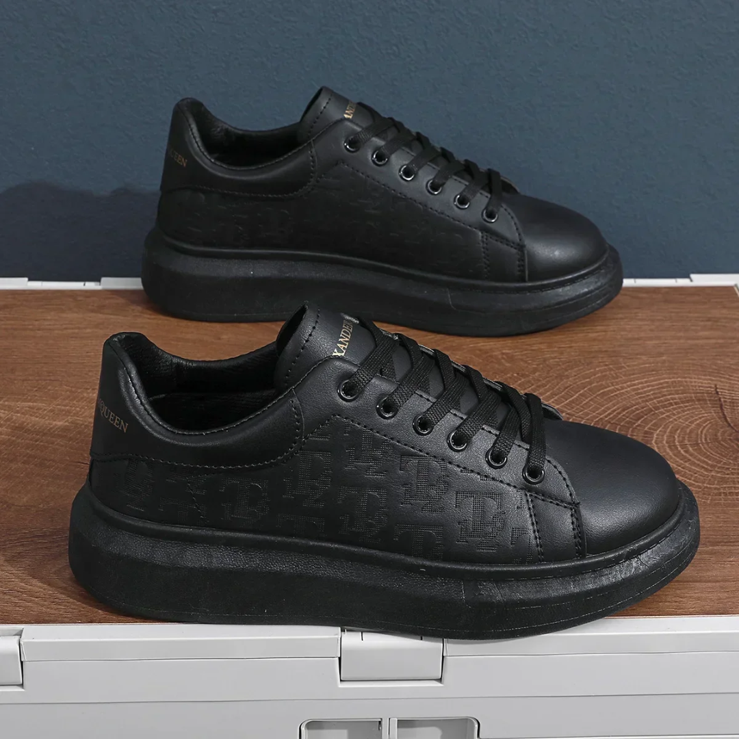 Tenis Zegna em Couro Masculino - (Fique 8cm mais alto!)