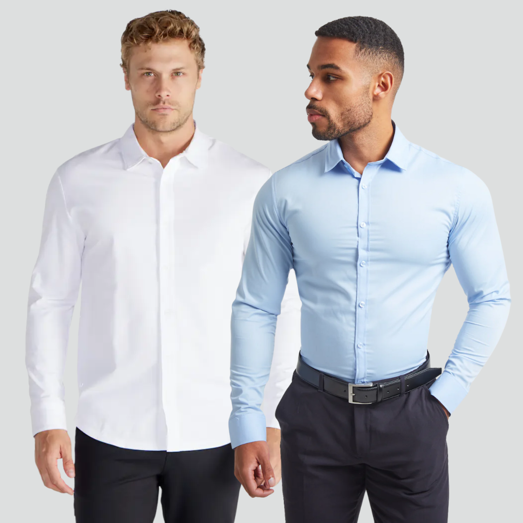 Camisa Social Urban Lux Algodão Premium - (Compre 1 Leve 2)