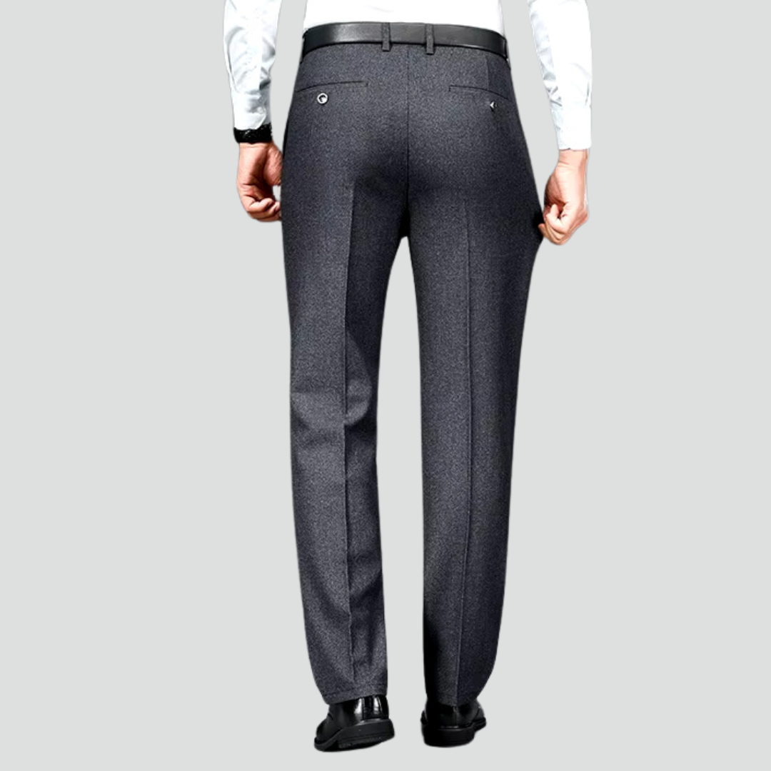 Calça Social Tailor Made Alfaiataria Cinza Chumbo e Claro