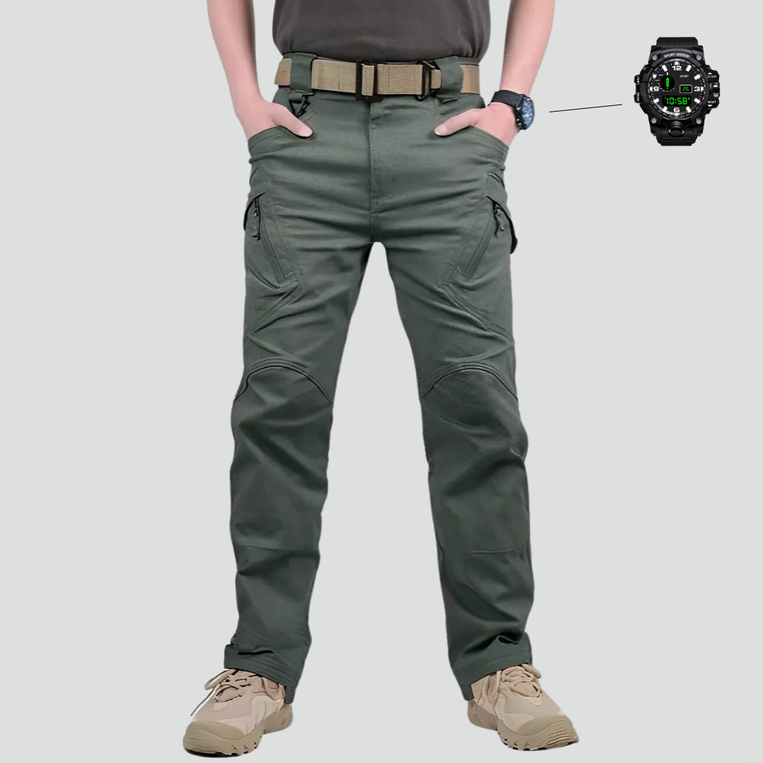 Calça Militar Tactical (Ganhe um Relógio Tático de Brinde)