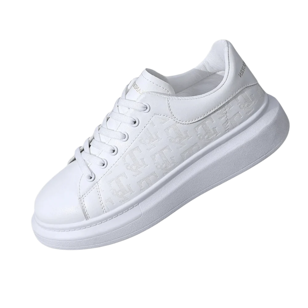 Tenis Zegna em Couro Masculino - (Fique 8cm mais alto!)