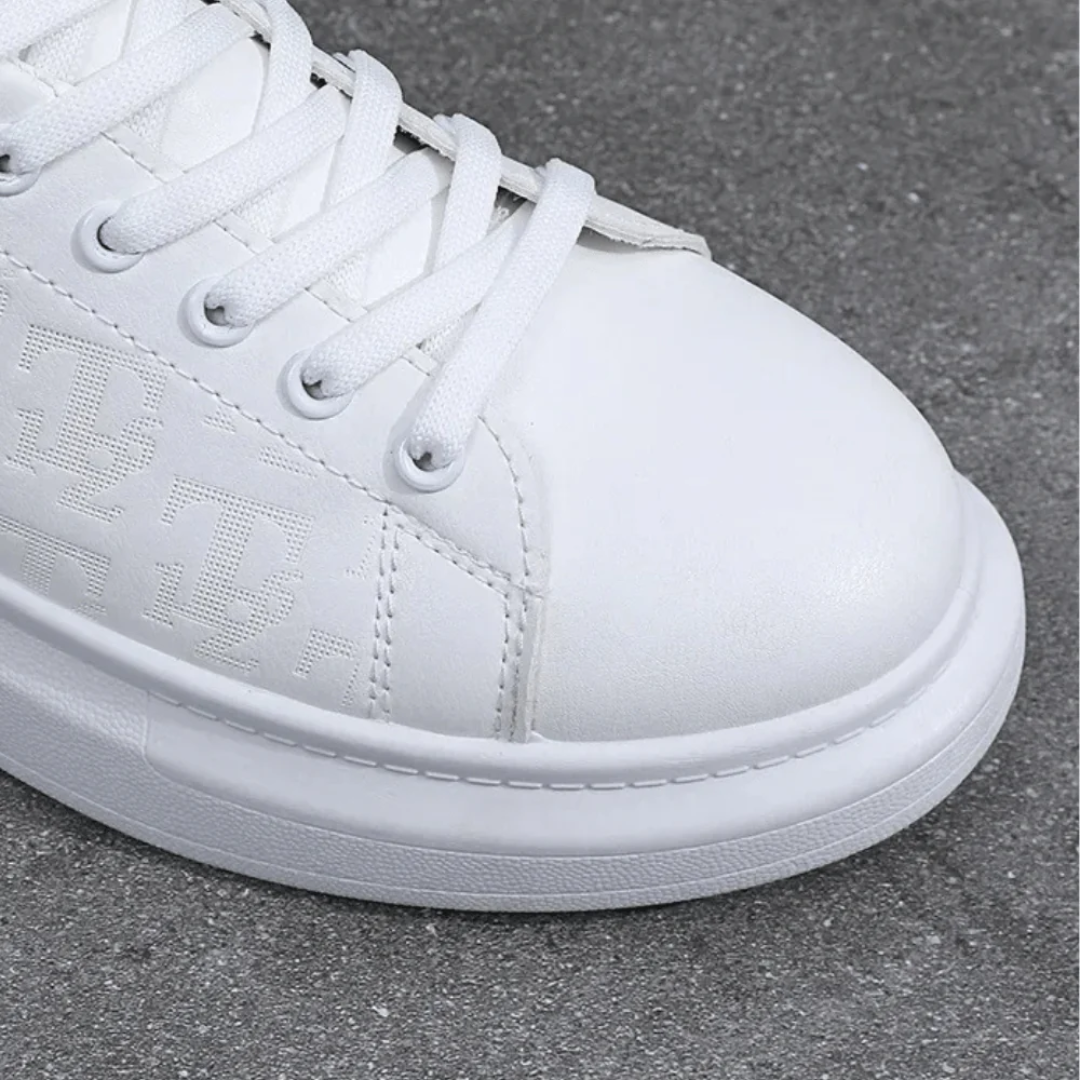 Tenis Zegna em Couro Masculino - (Fique 8cm mais alto!)