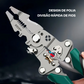 Alicate Desencapador de Fios Multifuncional  - (Compre 1 Leve 2)