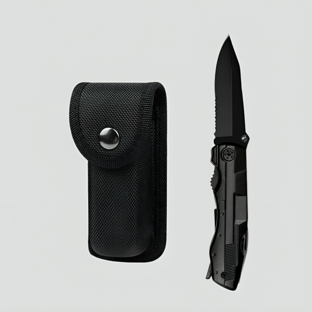 Signal Black® - Faca com Alicate Profissional Multitool 9 em 1 (+ Brinde Exclusivo)