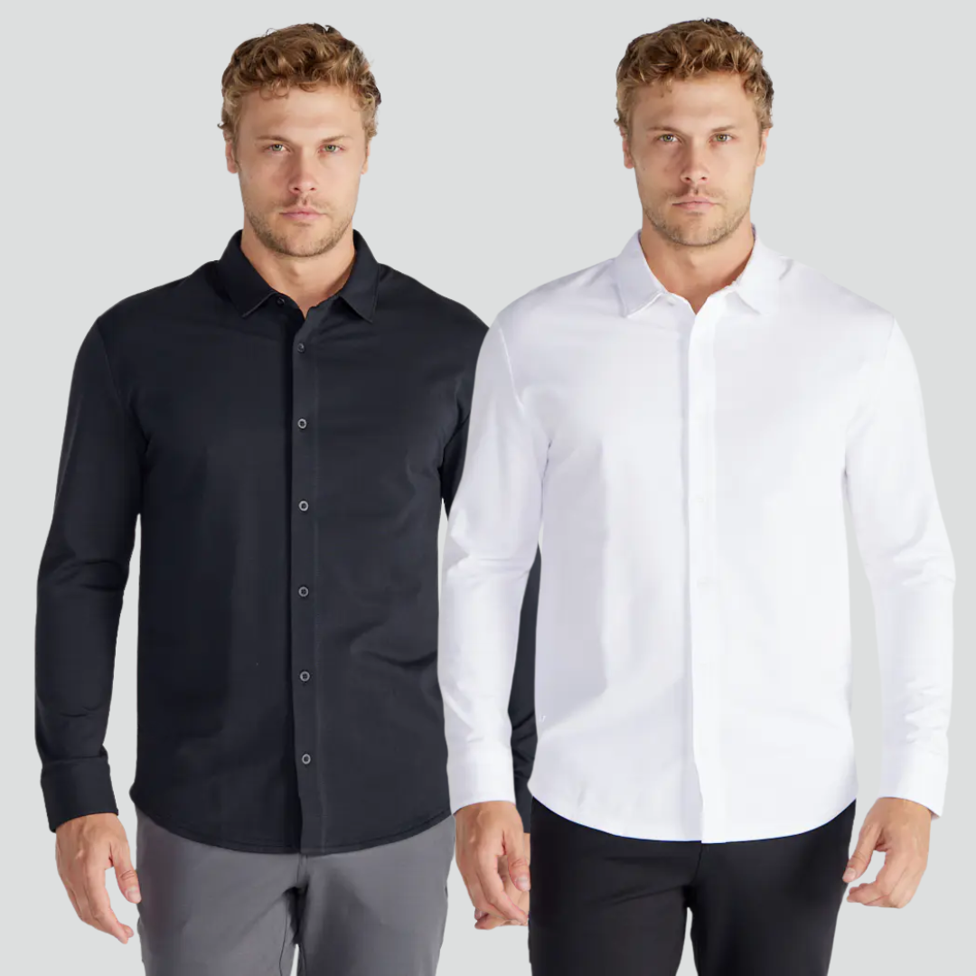 Camisa Social Urban Lux Algodão Premium - (Compre 1 Leve 2)