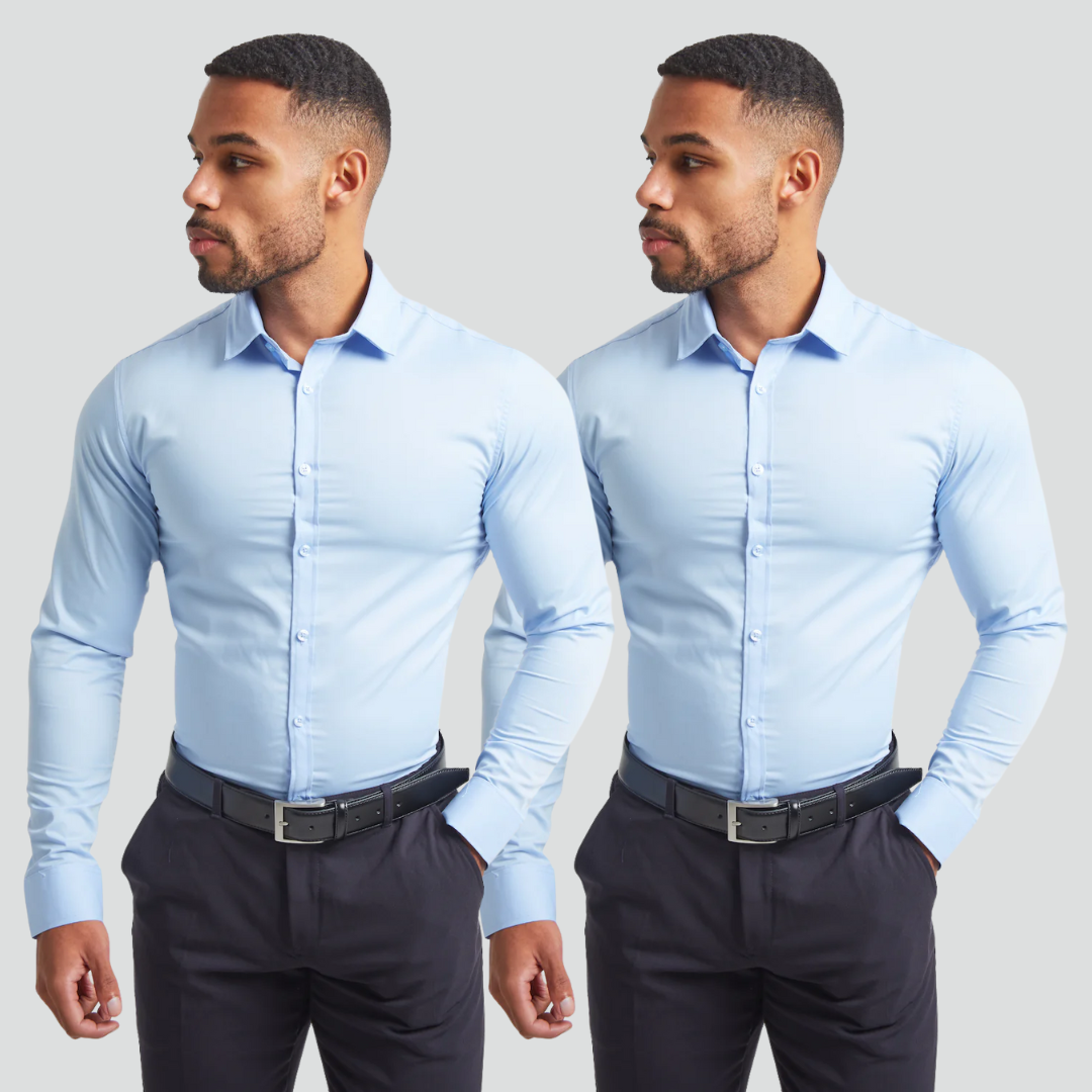 Camisa Social Urban Lux Algodão Premium - (Compre 1 Leve 2)