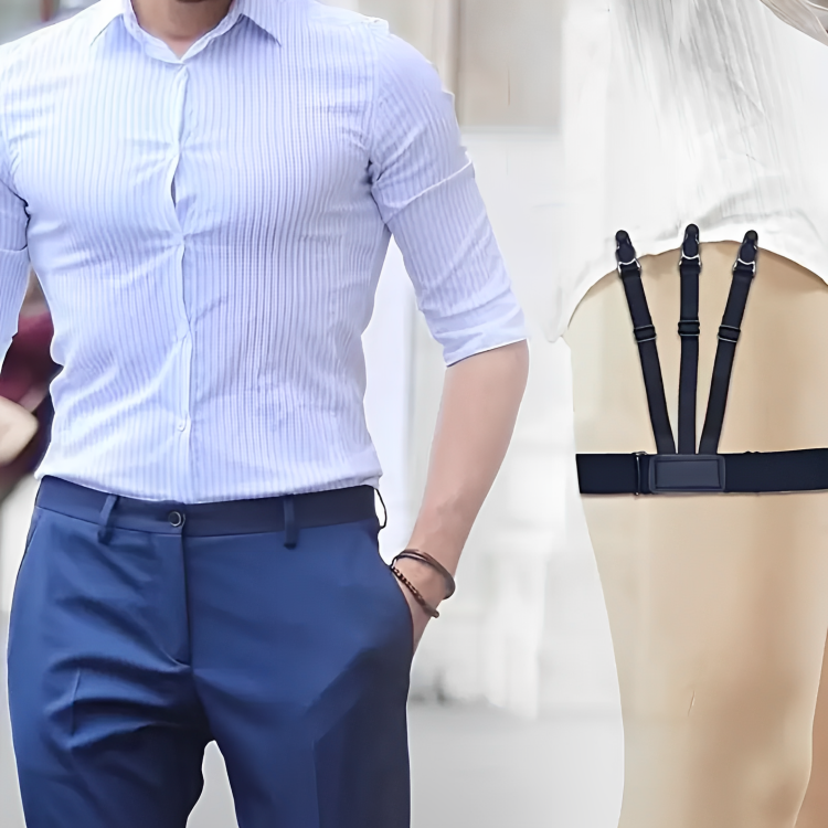 Cinto Elástico Ajustável para Camisa Social - Compre 1 Leve 2