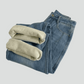 Calça Jeans Wide Leg Feminina Peluciada (Estoque Limitado)